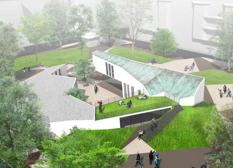 Copper Accents and Natural Landscaping in a Versatile Community Home