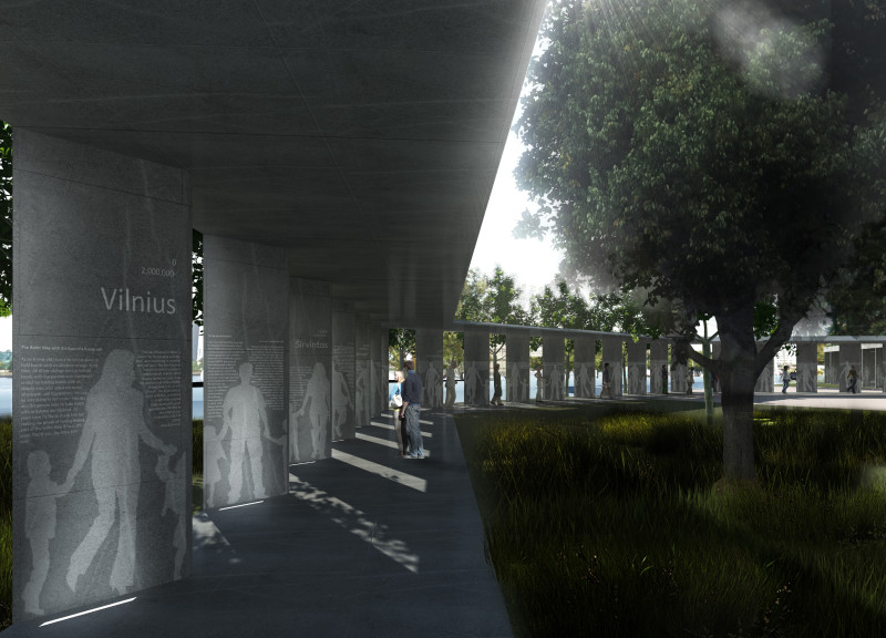 Interactive Inscription Panels in Precast Concrete Marking Collective Memory in the Baltic Promenade