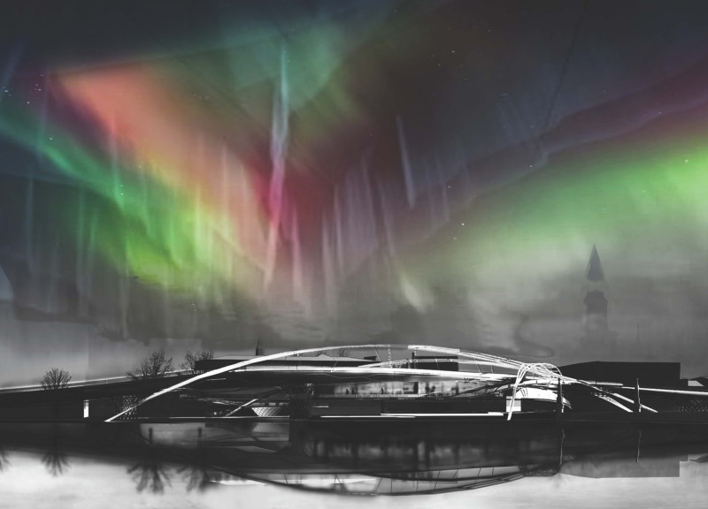 Undulating Glass Facade with Steel and Concrete Integration for a Community Commemoration