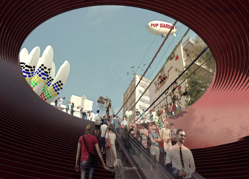 Subterranean Space Incorporating Aquaponics and Natural Lighting with Sustainable Materials