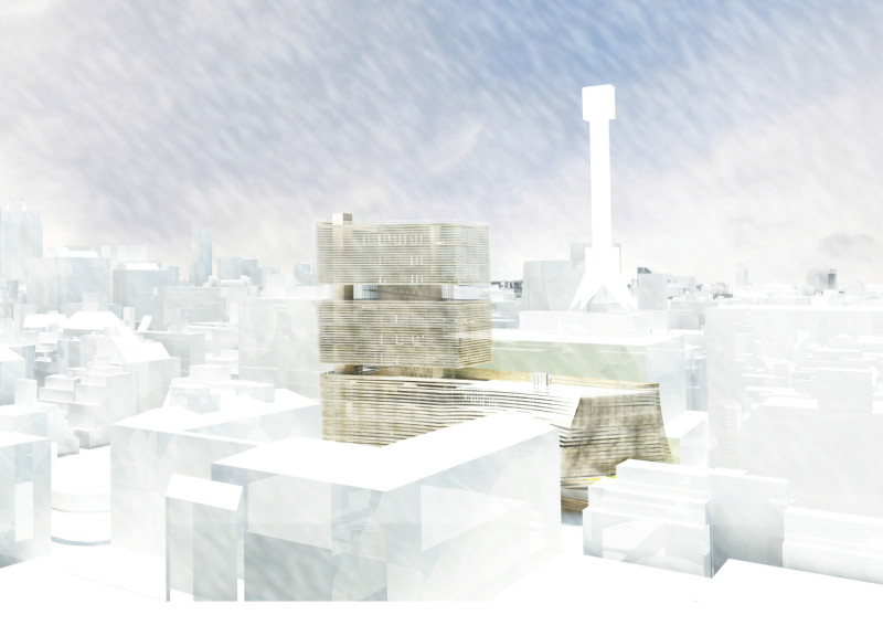 Textile Membrane Facade and Modular Spaces Foster Community Engagement in Suburban Tokyo