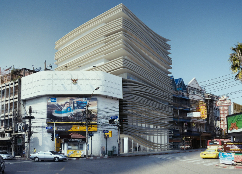 Layered Façade of Glass and Timber Envelops a Community-Centric Artist Retreat