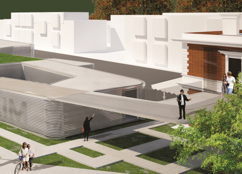 Media Mesh Facade and Biophilic Design in a Sustainable Learning Space