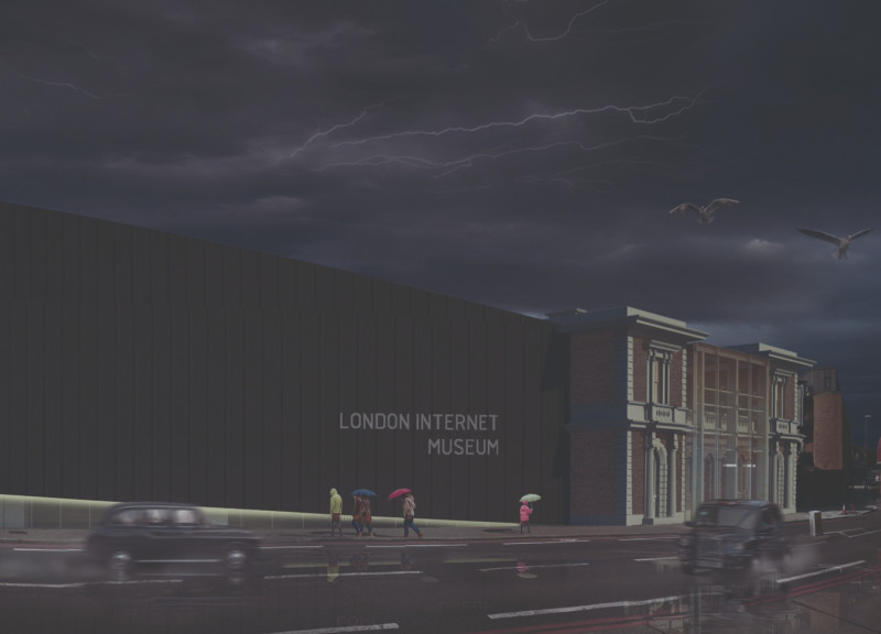 Sinuous Form Enclosed by Glass and Steel Showcasing Charred Wooden Shingles as a Community Learning Hub