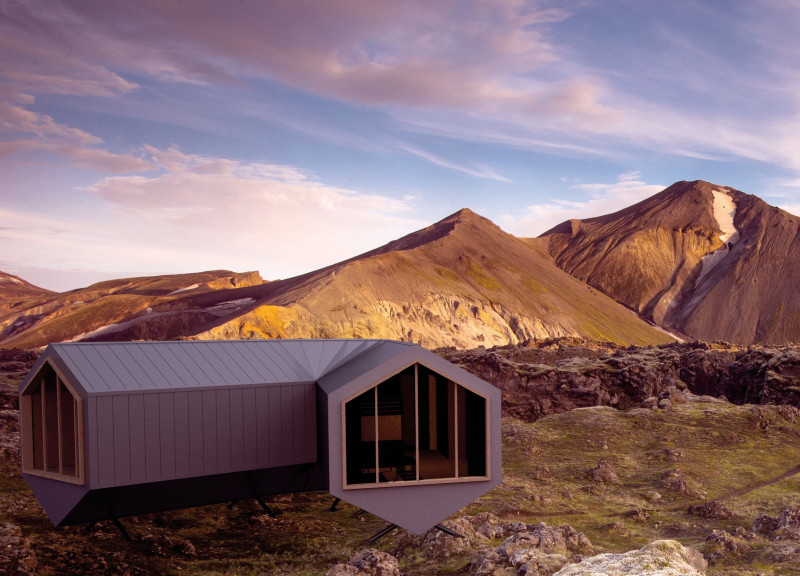 Elevated Habitat Crafted from Cross-Laminated Timber and Sustainable Materials