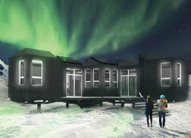 Charred Wooden Shingles and Cross-Laminated Timber Create Modular Retreats in Icelandic Landscapes