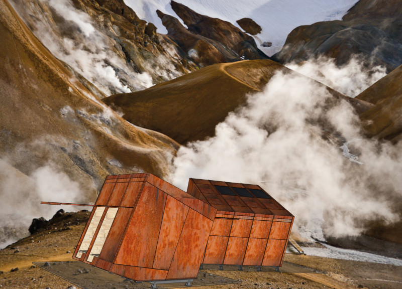 Corten Steel Cabins Integrating Sustainable Design and Prefabrication in the Icelandic Wilderness
