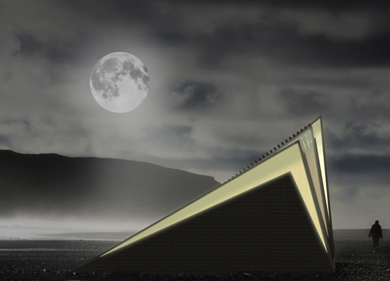 Turf Roofed Retreat Constructed with Cross-Laminated Timber and Local Stone