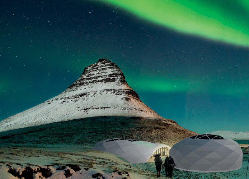 Charred Wooden Shingles and Modular Design in a Sustainable Hiker Shelter