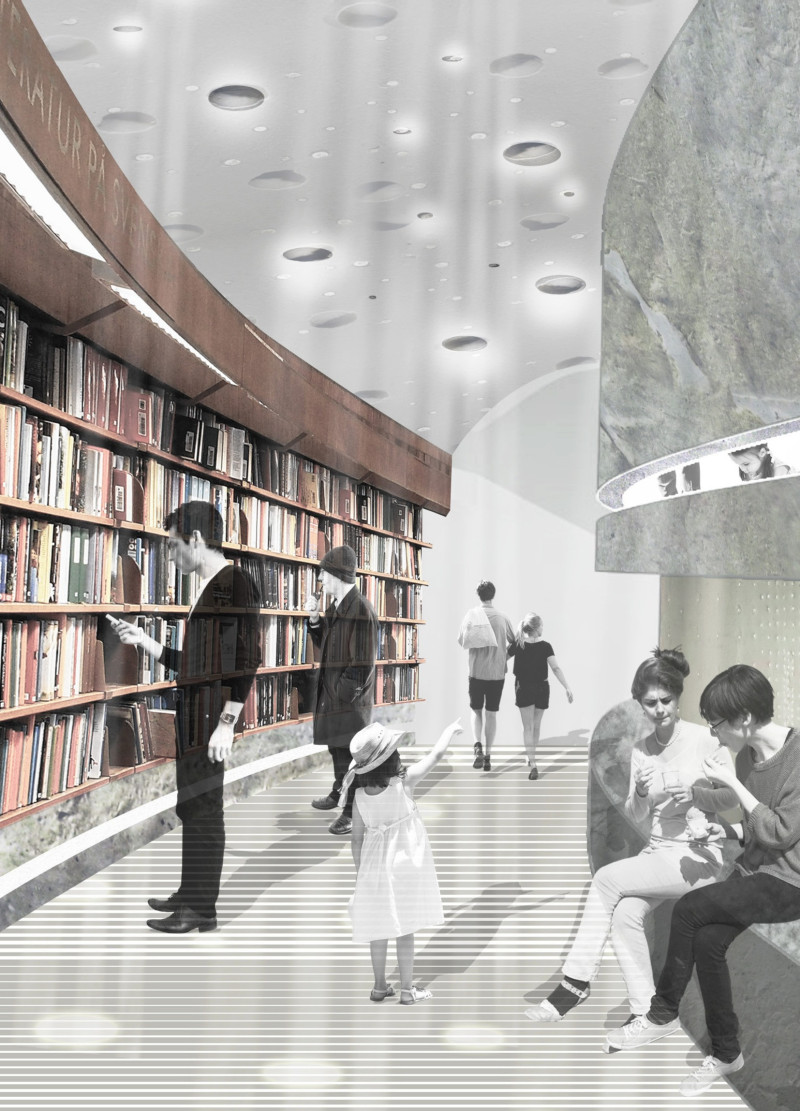 Translucent Concrete and Natural Textures in a Serene Underground Retreat