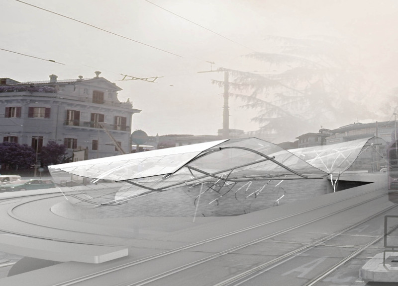 Sound-Absorbing Spaces Crafted with Translucent Concrete and Water Features in Urban Environment