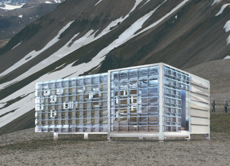 Transportable Eco-Cabins Featuring Lightweight Aluminum and Transparent Panels for Sustainable Trekking
