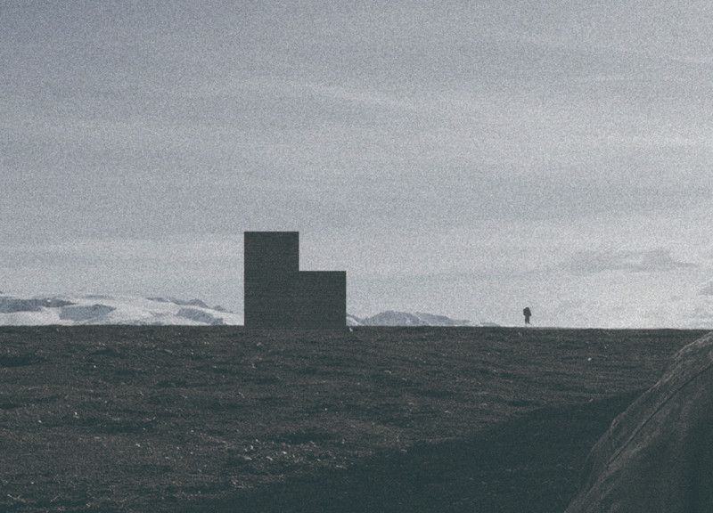 Charred Wooden Shingles and Cross-Laminated Timber Cabins Nestled in Iceland's Volcanic Landscape