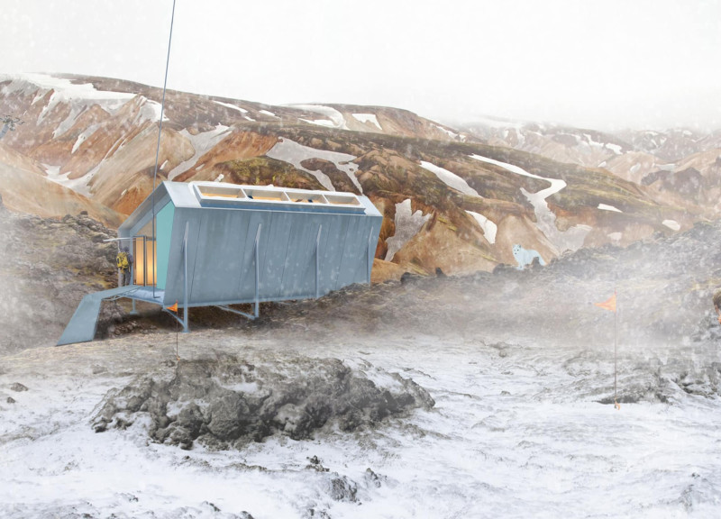 Geothermal Shelter with Lightweight Steel Frame and Self-Sufficient Features