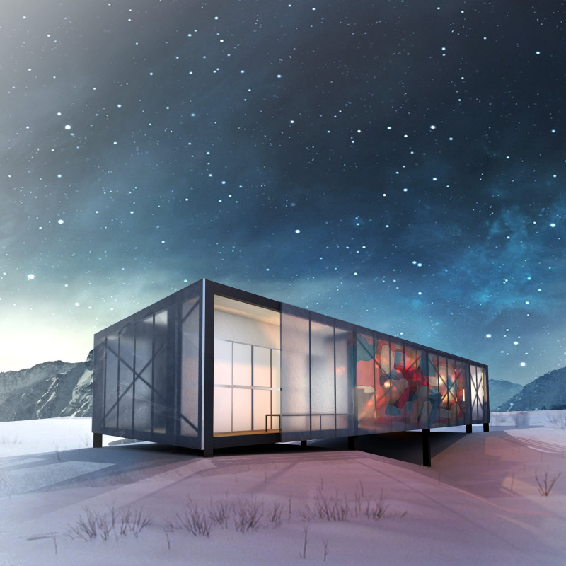 Translucent Polycarbonate Shelters with Flexible Interior for Trekking Comfort