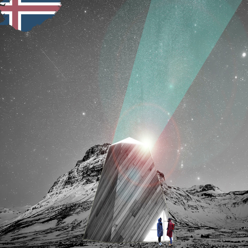 Charred Wooden Shingles and Geothermal Design in a Pyramidal Tourism Retreat