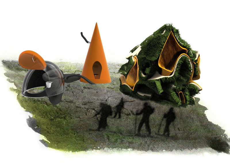 Wool-Insulated Modular Forms Integrating Bio-Engineered Grass Within Enigmatic Icelandic Landscape