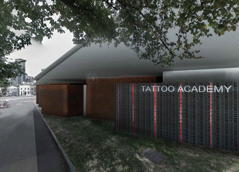 Corten Steel Facade and Perforated Metal Panels Enhance Urban Learning Environment