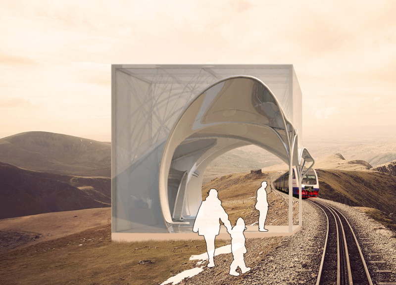 Floating Steel Structure with Transparent Facade and Community-Centric Design