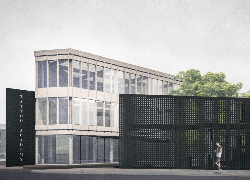 Charred Wood Facade and Steel Framework Redefining Creative Spaces in Urban Education