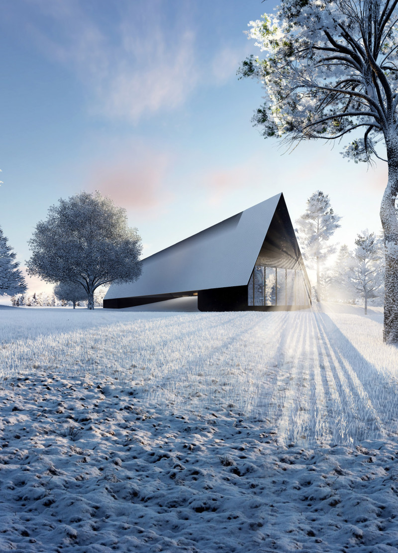 Cerulean Earth and Cross-Laminated Timber Panels Enhance Wellness in a Tranquil Spa Retreat