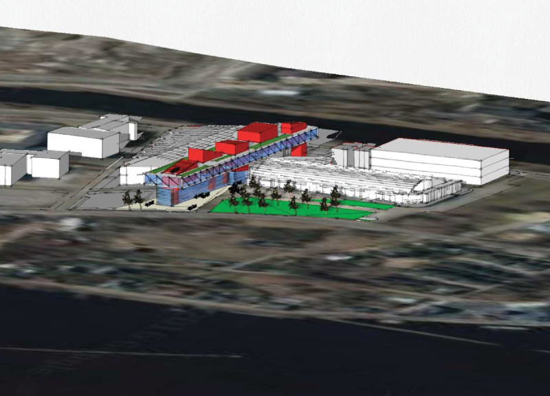 Corten Steel Facade and Transparent Design Enhance Community Engagement in Multi-Functional Venue