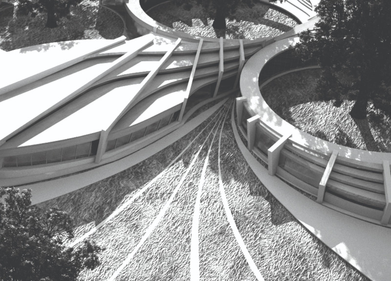 Curvilinear Design Featuring Recycled Materials and Natural Light in a Wellness Retreat