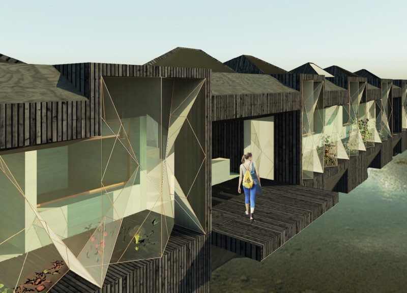 Charred Wooden Shingles and Cross-Laminated Timber Create a Harmonious Retreat in the Forest