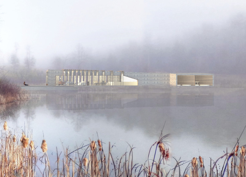 Clay-Infused Stone Retreat Nestled in Nature’s Embrace