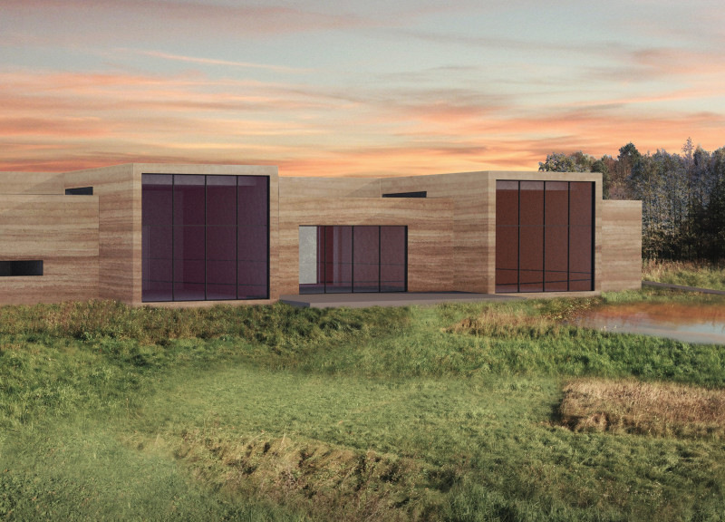 Charred Wooden Shingles and Rammed Earth Create a Serene Retreat in Latvian Landscape