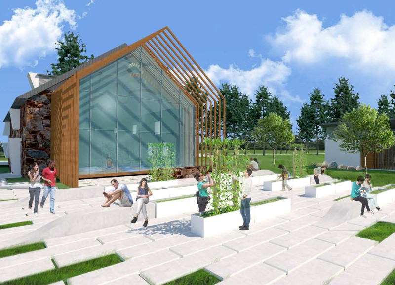 Charred Wooden Shingles and Local Stone Create a Mindfulness Retreat Emphasizing Natural Serenity