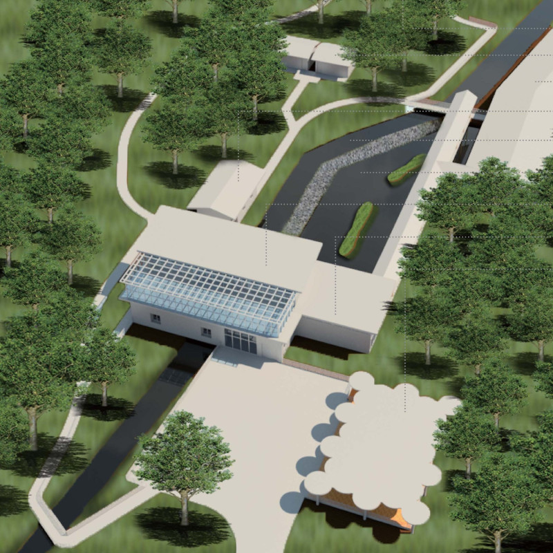 Floating Islands and Glass Facades in a Natural Woodland Retreat