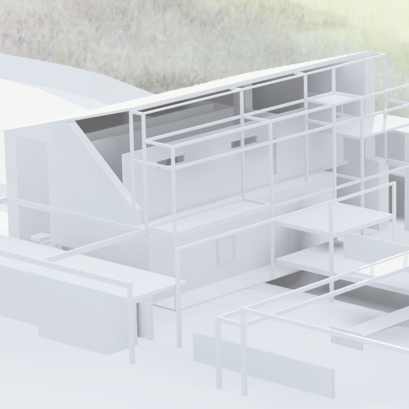 Soundscape Integration Through Concrete-Glass Structures in a Natural Retreat