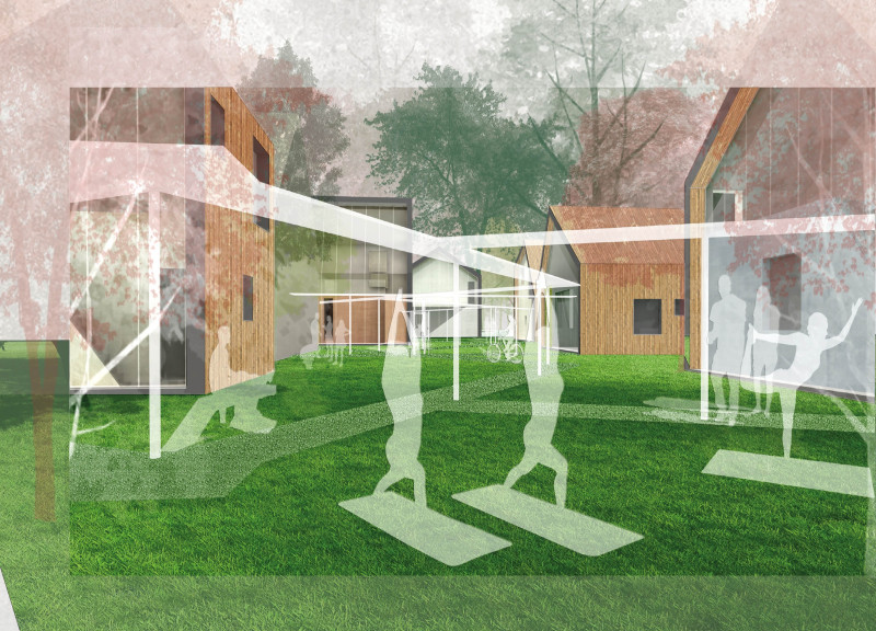 Charred Wooden Shingles and Cross-Laminated Timber Create a Center for Community Engagement