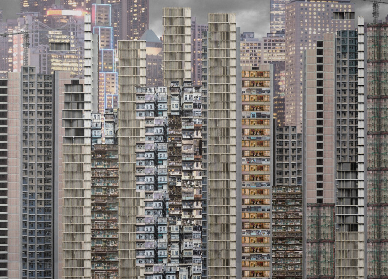 Bamboo Scaffolding Meets Tiered Living in Urban Residential Design