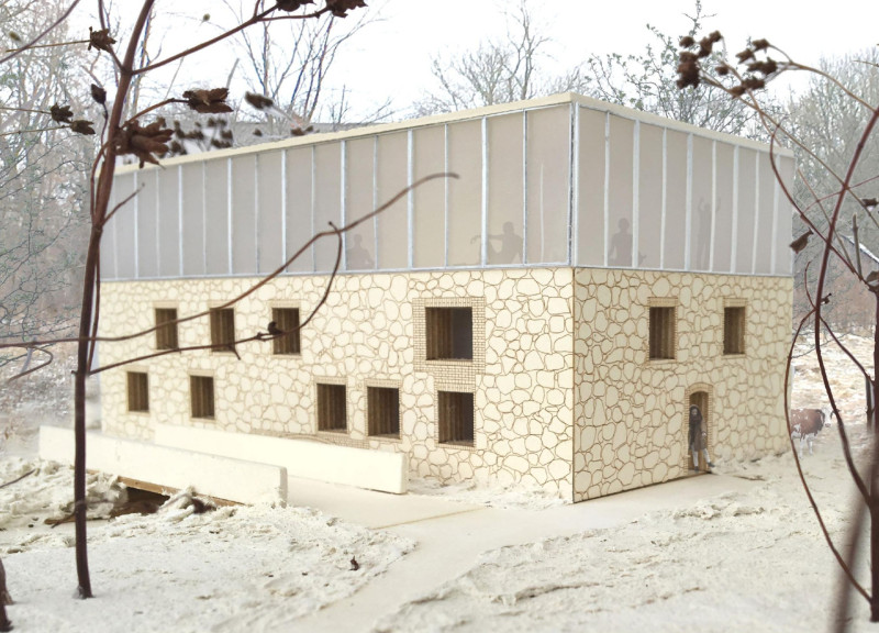 Charred Wooden Shingles and Natural Stone Create a Serene Meditation Retreat in Latvia