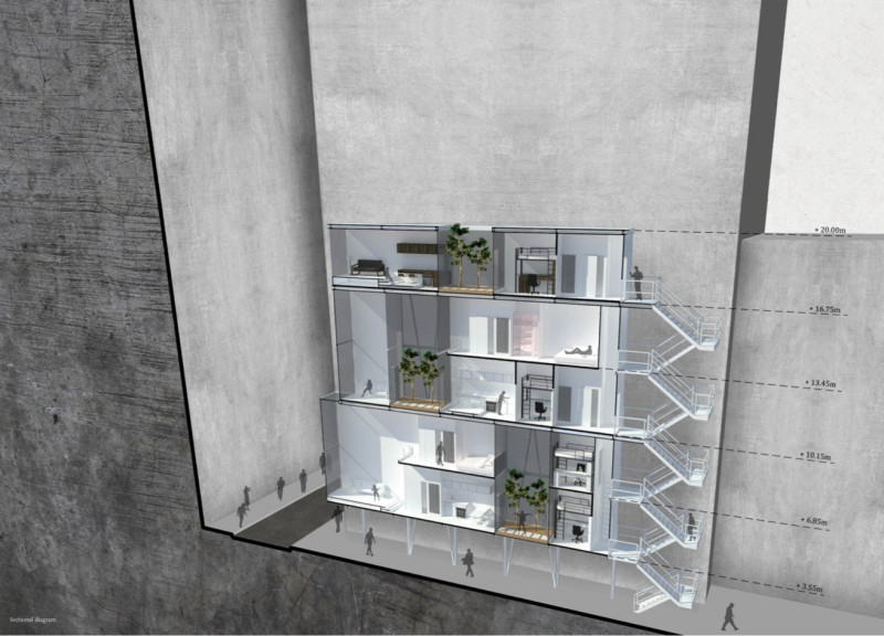 Charred Wood Facades and Communal Balconies Redefine Urban Living Solutions