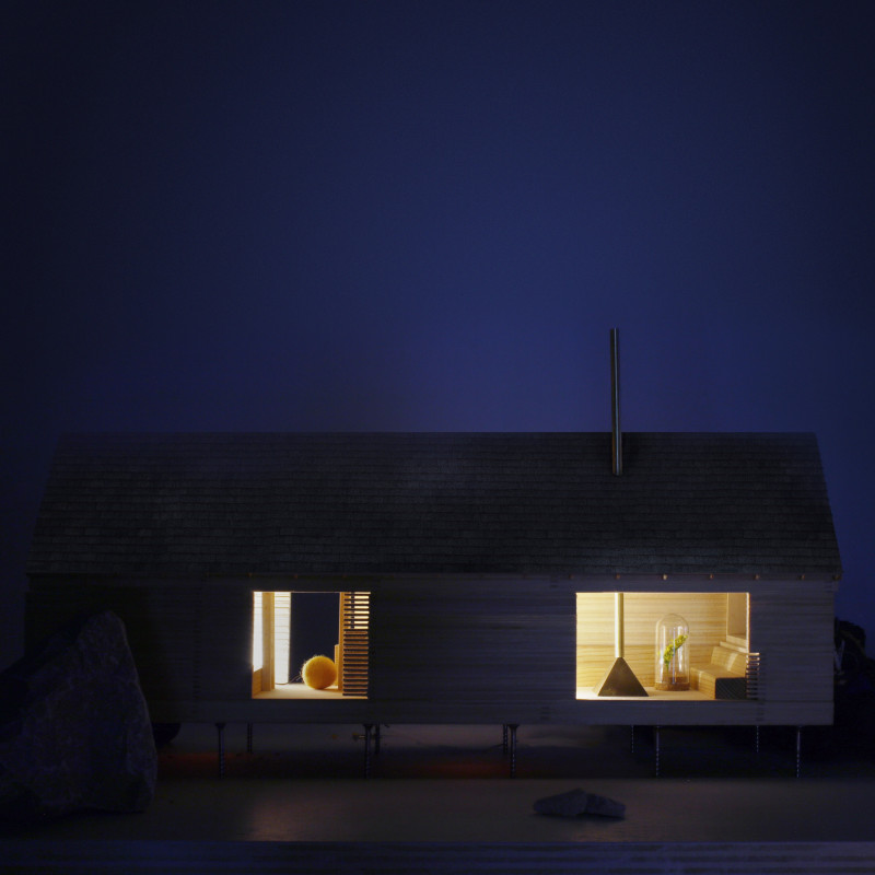 Charred Wooden Shingles and Cross-Laminated Timber Create a Versatile Retreat