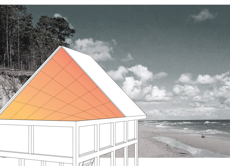 Photovoltaic Glass and Timber Frame Cabins Offering Elevated Retreats in Coastal Latvia