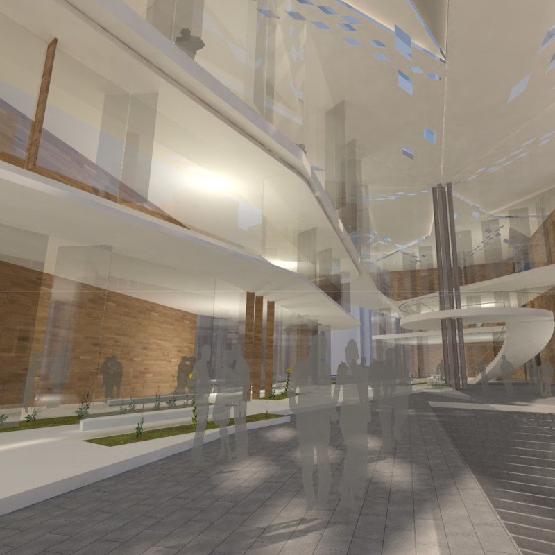 Charred Wooden Shingles and Reclaimed Materials Elevate Community Space Design