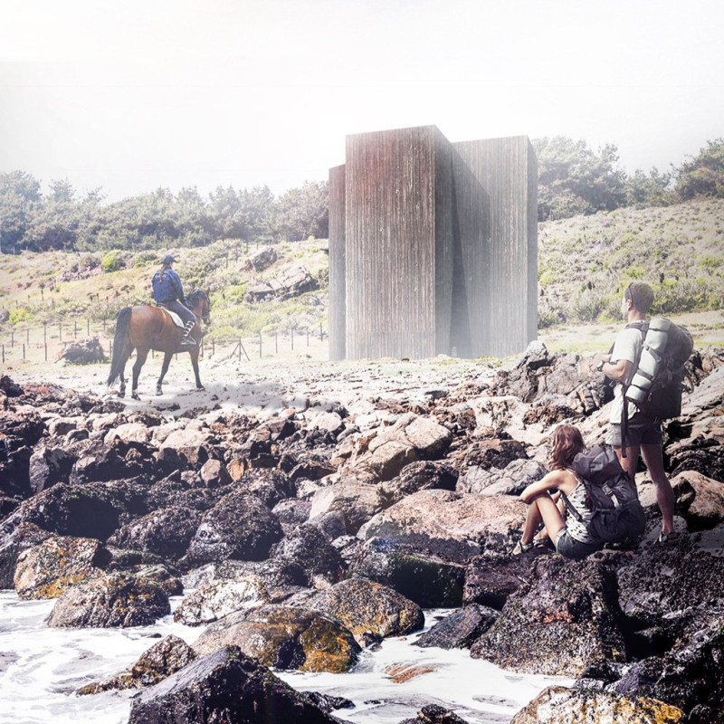 Charred Wooden Shingles and Cross-Laminated Timber Panels Elevate Coastal Retreat Design