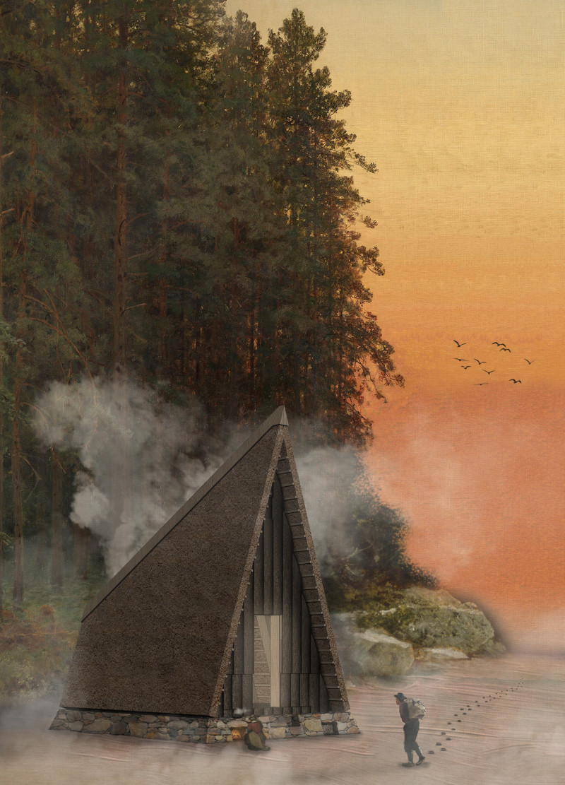 Timber and Thatch Cabins with Rainwater Harvesting Along Historic Amber Road