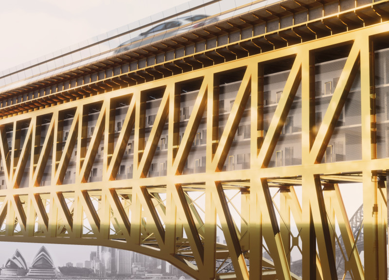 Reflective Steel Facade Integrated with Sustainable Greenery for Urban Housing Solutions