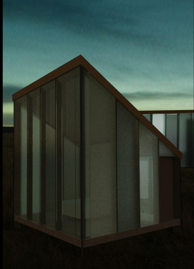 Dual-Layer Glass Facade Harmonizes with Geothermal Energy Use in Timber Retreat