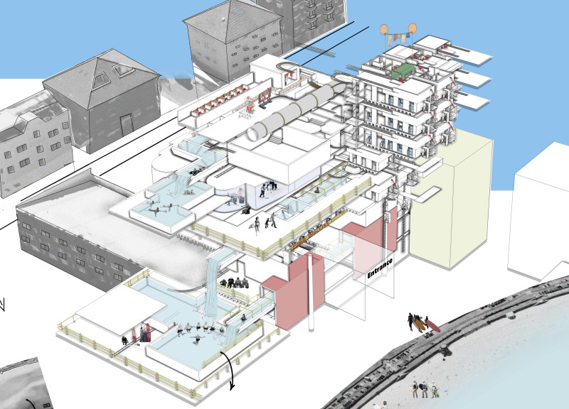 Charred Wooden Shingles and Expandable Balconies in Intergenerational Living Spaces