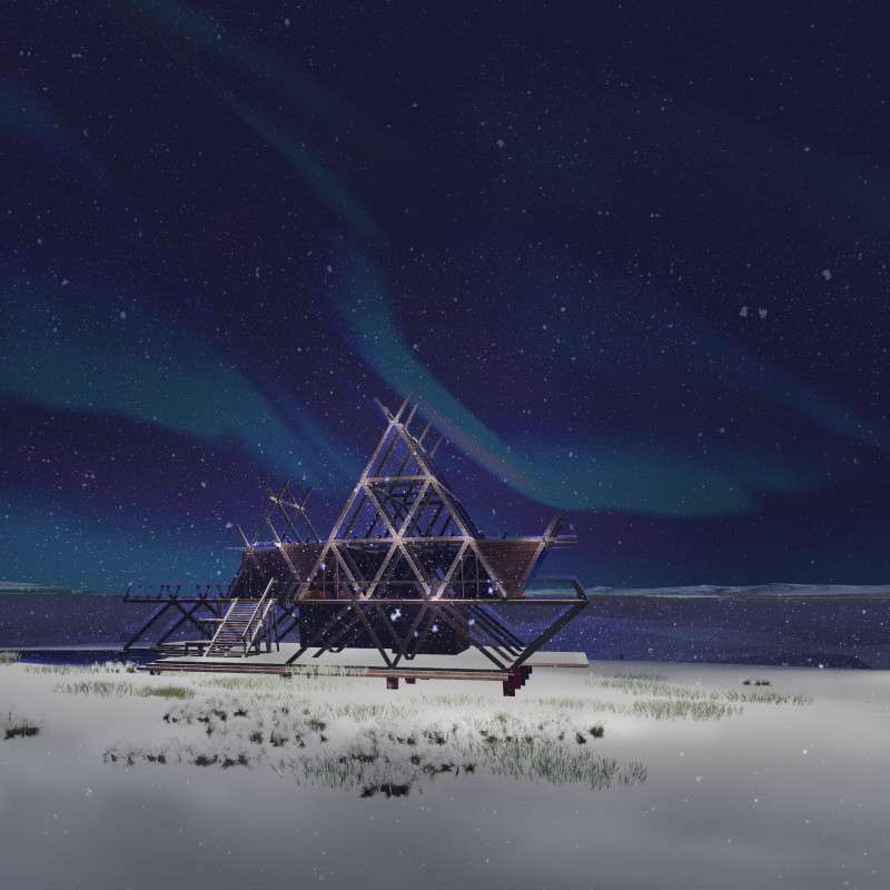 Charred Wooden Shingles and Glass Facades in Modular Lodging Amidst Icelandic Landscapes