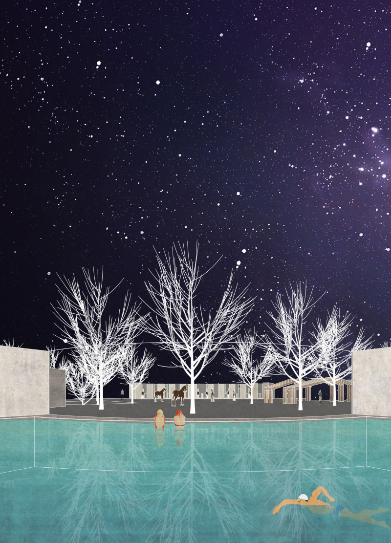 Charred Wooden Shingles and Cross-Laminated Timber Panels Define a Self-Sustaining Circular Community