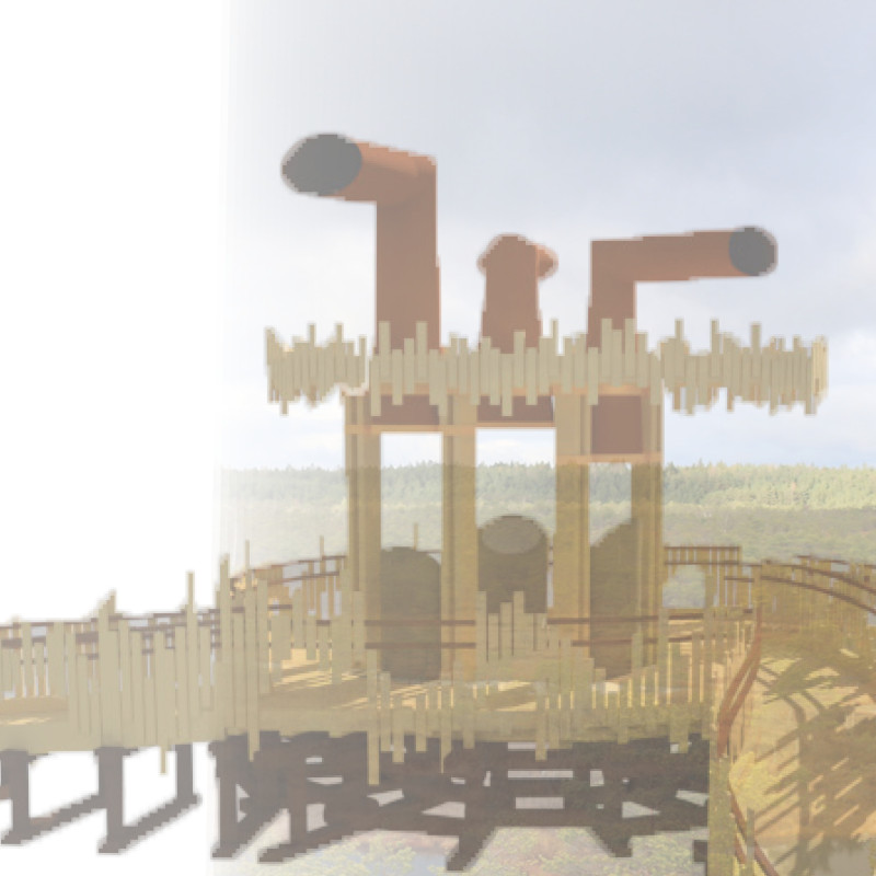 Elevated Observation Tower Crafted from Timber and Glass Integrating Periscope Technology in a Natural Landscape