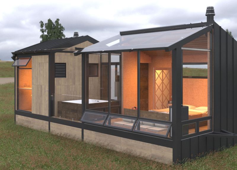 Charred Wood Cladding and Cross-Laminated Timber Elevate a Northern Retreat Experience