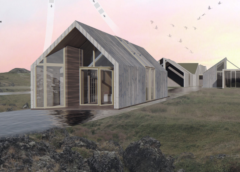 Floating Dwellings Crafted with Untreated Timber and Expansive Glass Facades for Eco-Friendly Living